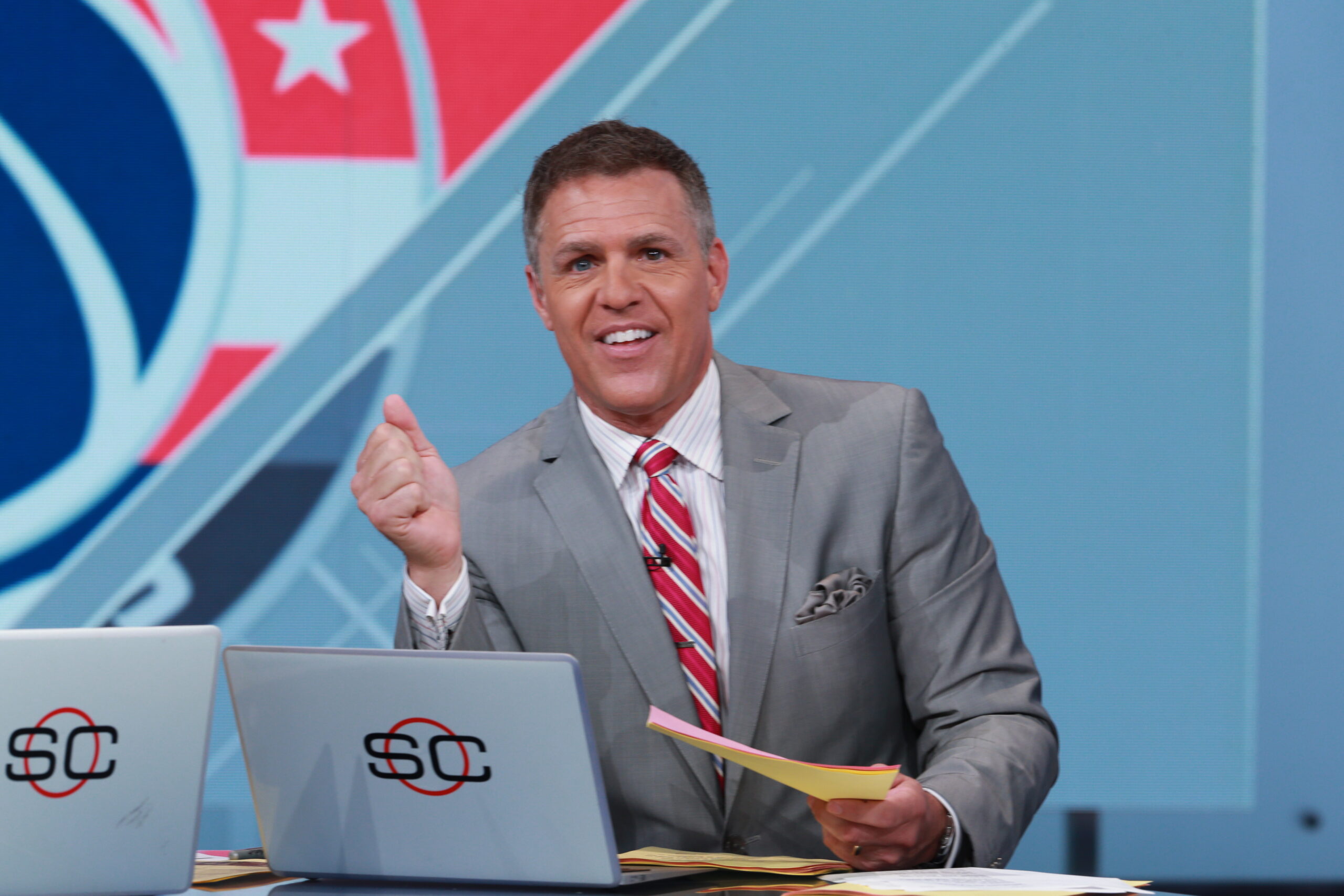 Bristol, CT - May 12, 2015 - Studio X: Jay Crawford on the set of SportsCenter (Photo by Allen Kee / ESPN Images)