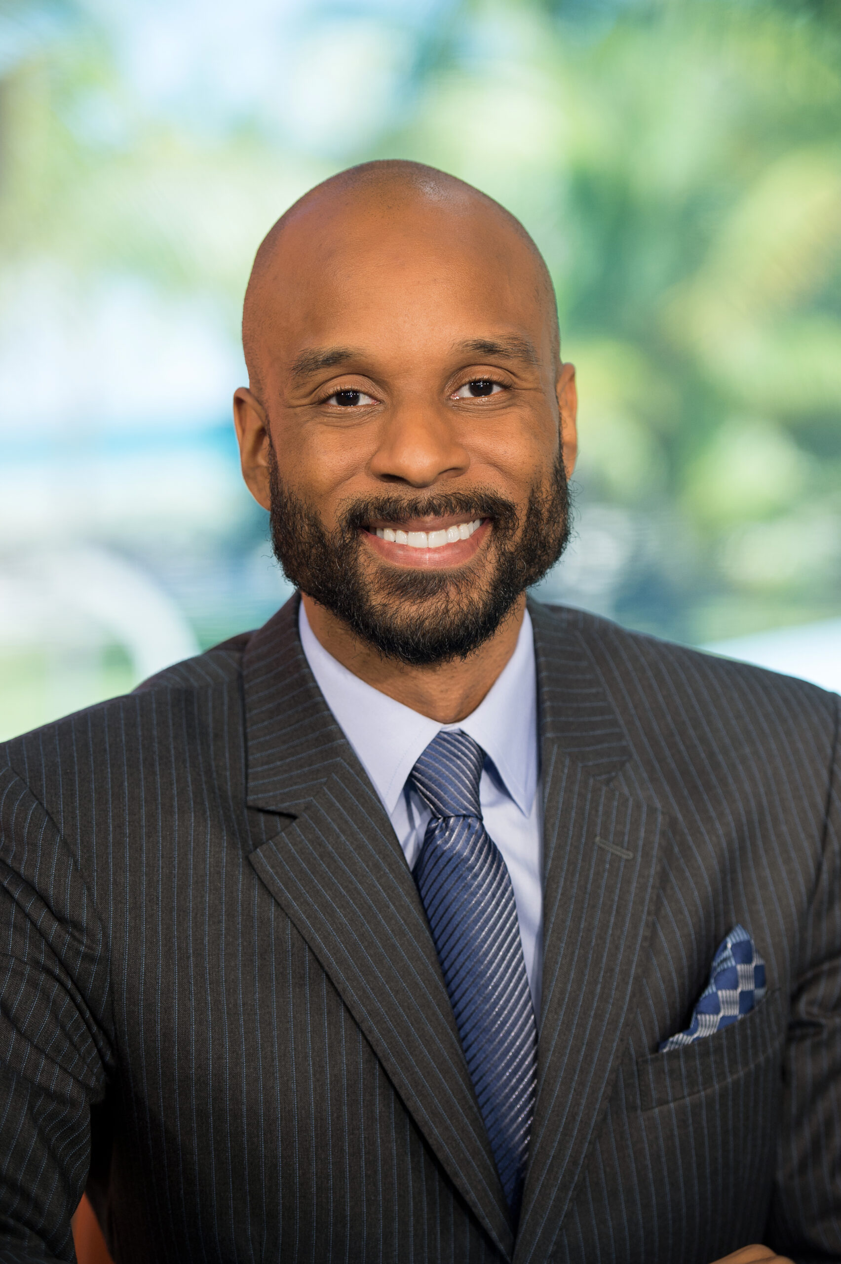 Miami, FL - November 11, 2014: Bomani Jones on the set of Highly Questionable (Photo by Rodrigo Varela / ESPN Images)