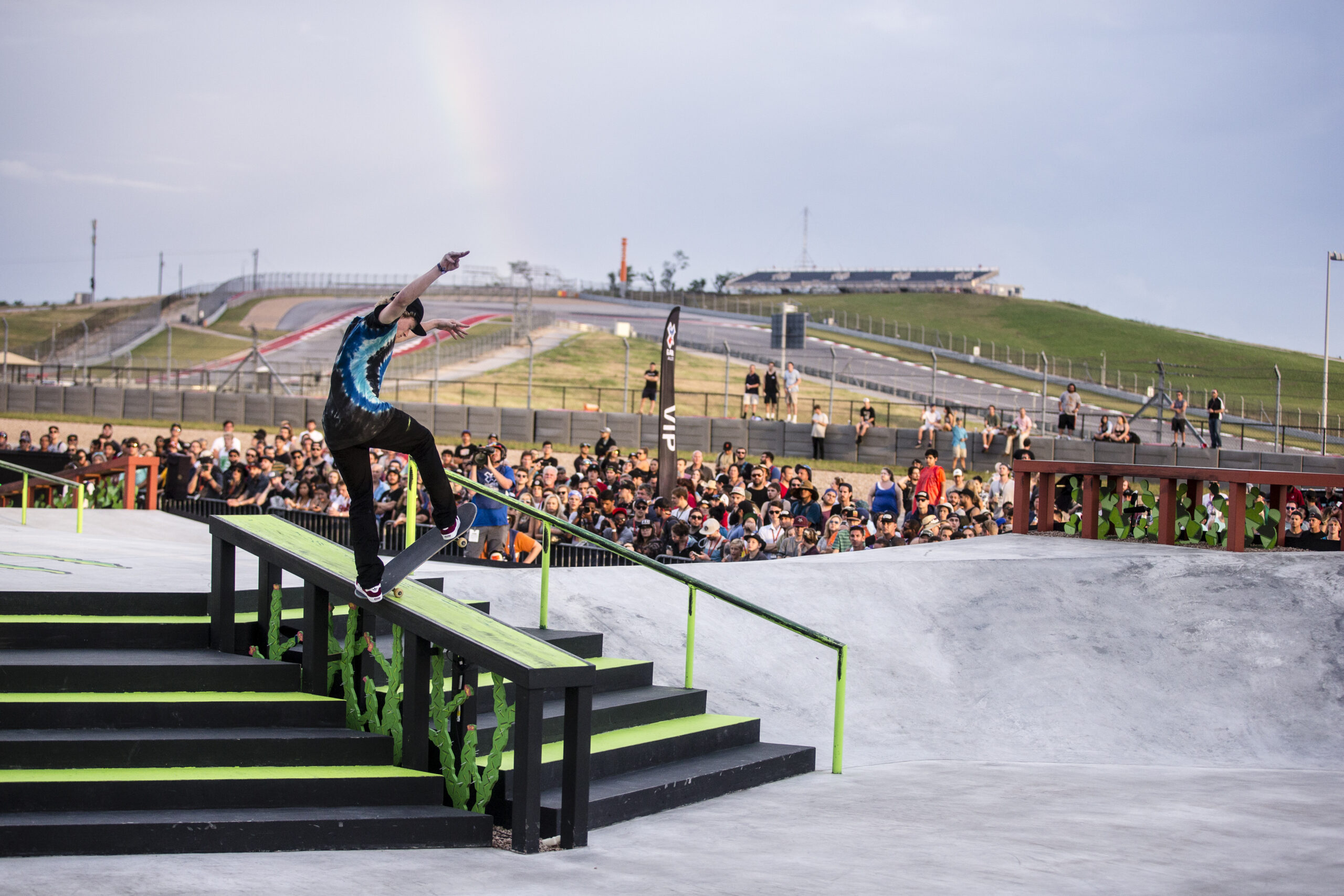 Alec Majerus during Skate Street Finals at 2016 X Games Austin in Austin, TX. Chris Tedesco/ESPN