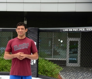 Gil Melendez is an ESPN UFC analyst who also is an active fighter.  Melendez. who joined ESPN as an analyst in 2013, will face defending champ Anthony Pettis tomorrow for the UFC Lightweight title. (Joe Faraoni/ESPN Images)