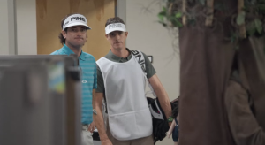 Bubba Watson (l) has filmed two “This is SportsCenter” spots, including “Tree.” 