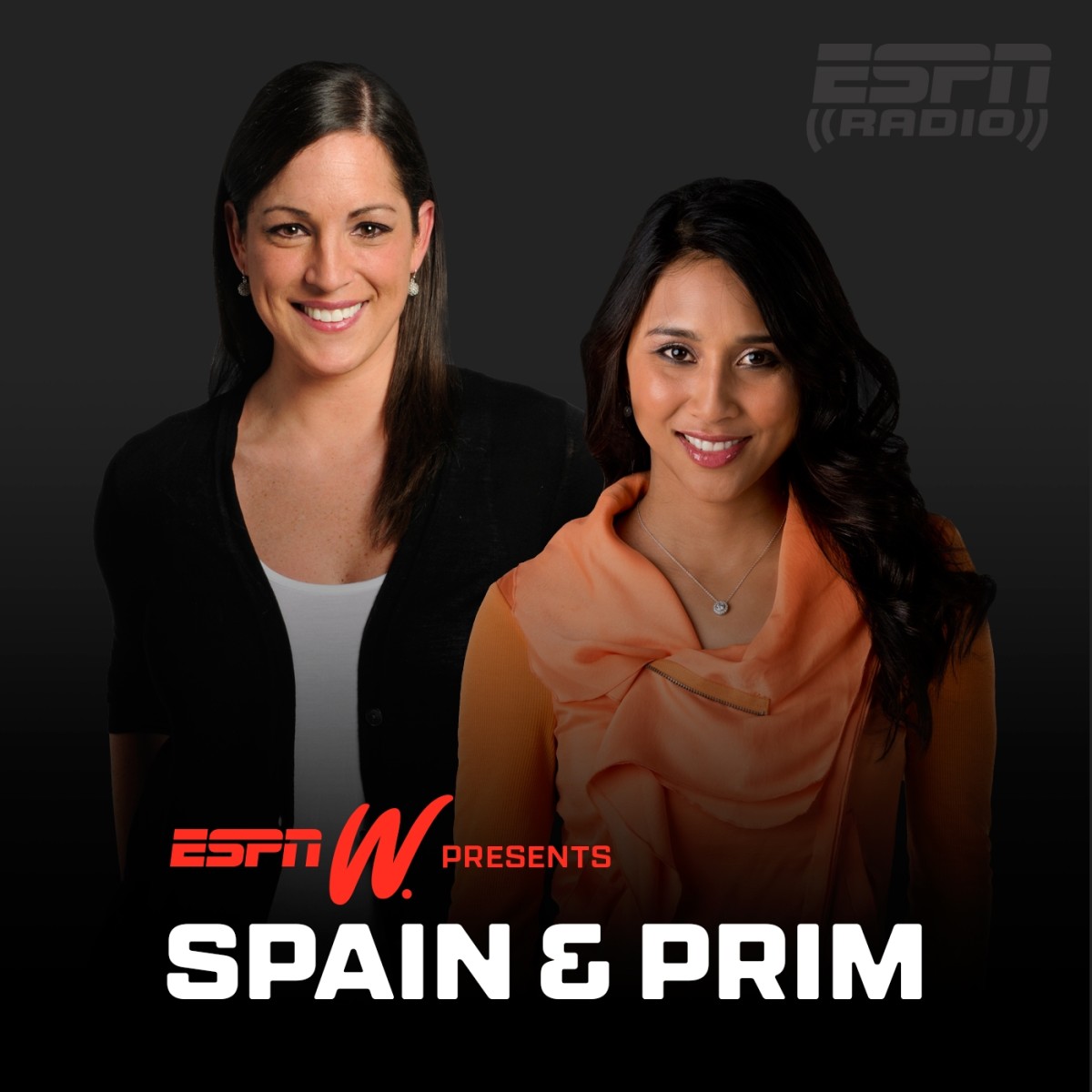 (L-R) ESPN Radio’s Sarah Spain and ESPN reporter and analyst Prim Siripipat. (ESPN Images)