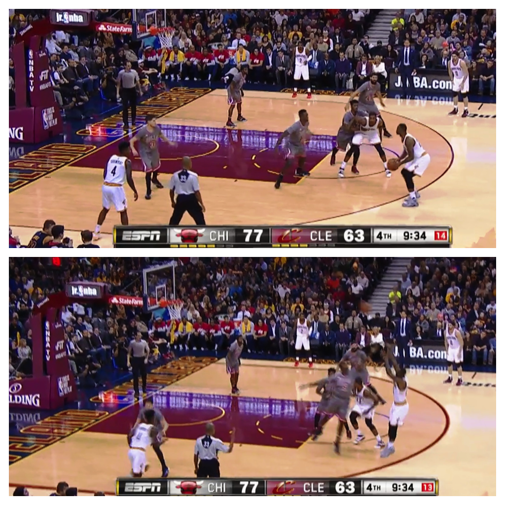 ESPN Virtual 3 technology will illuminate the three-point line when such shots are attempted.