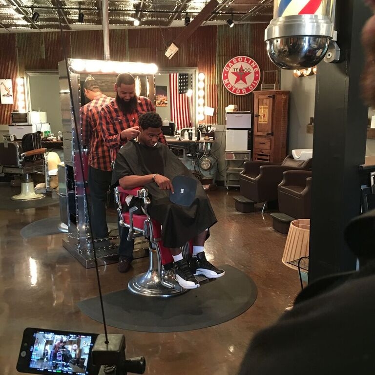 Barbour3 barber shop (Lucas Nickerson/ESPN)